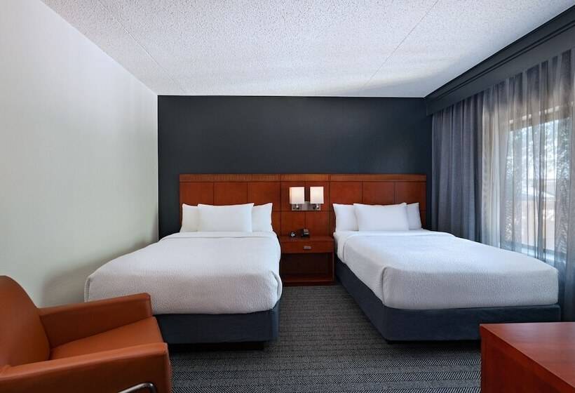 Номер Стандарт 2 Двуспальные Кровати, Courtyard By Marriott Dallas Plano Parkway At Preston Road