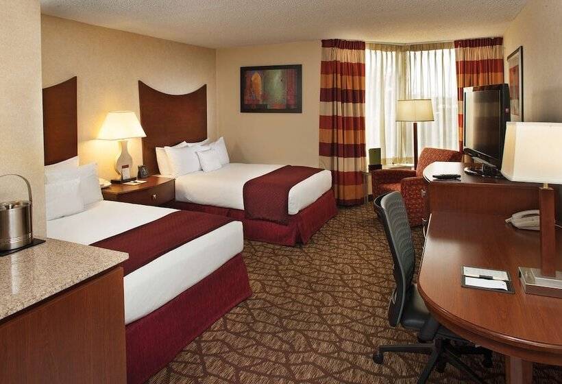 带2个双人床的标准工作室, Doubletree By Hilton Hotel Johnson City