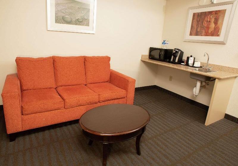 Suite King Size Bed, Hilton Garden Inn Springfield, Il