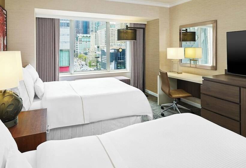 Номер Стандарт 2 Двуспальные Кровати, The Westin Michigan Avenue Chicago