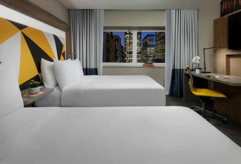 اتاق استاندارد با 2 تخت دوبل, M Social Hotel Times Square New York