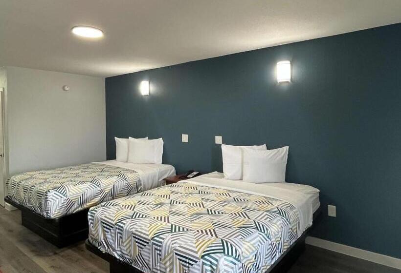 Номер Стандарт 2 Двуспальные Кровати, Motel 6 Greenwood, Ms