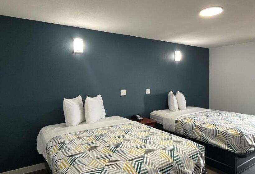 Номер Стандарт 2 Двуспальные Кровати, Motel 6 Greenwood, Ms