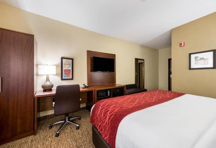 장애인을 위한 킹사이즈 침대 스탠다드 룸, Comfort Inn Onalaska  La Crosse Area