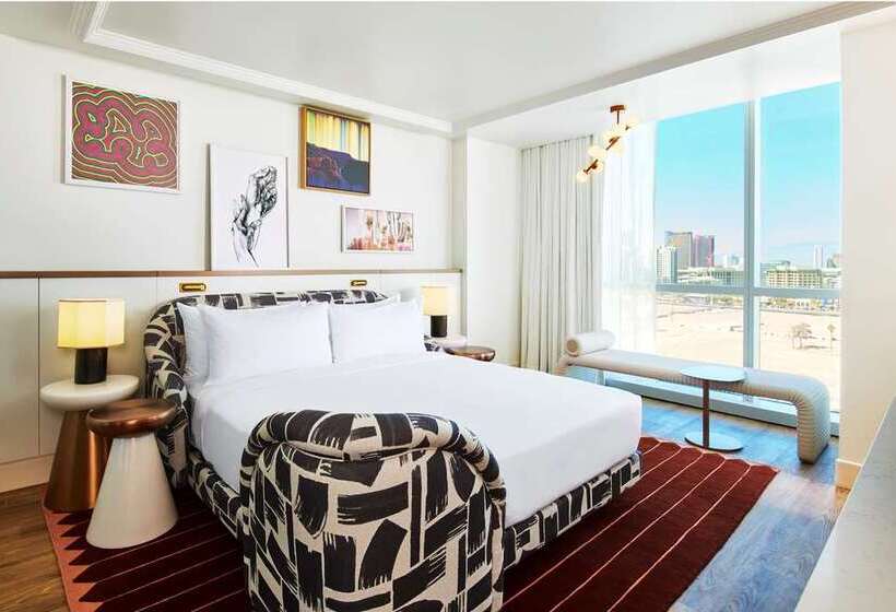 اتاق استاندارد با تخت بزرگ, Virgin Hotels Las Vegas By Suiteness
