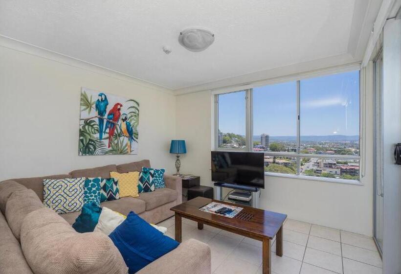 Апартаменты 2 Спальни Вид на Море, Burleigh Beach Tower