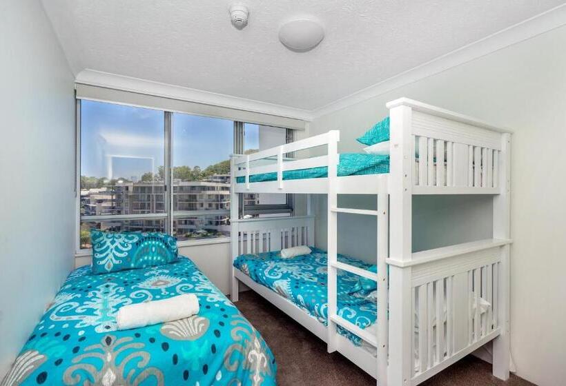 Апартаменты 2 Спальни Вид на Море, Burleigh Beach Tower
