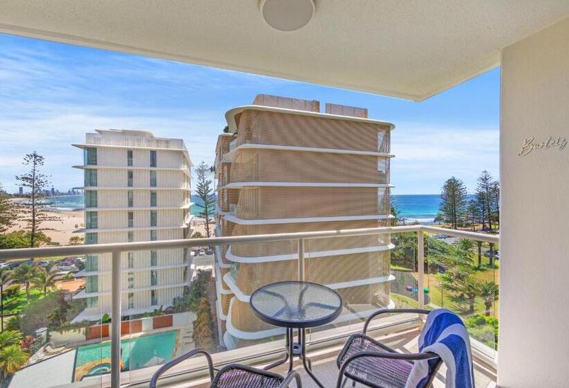 Апартаменты Deluxe 2 Спальни Вид на Море, Burleigh Beach Tower