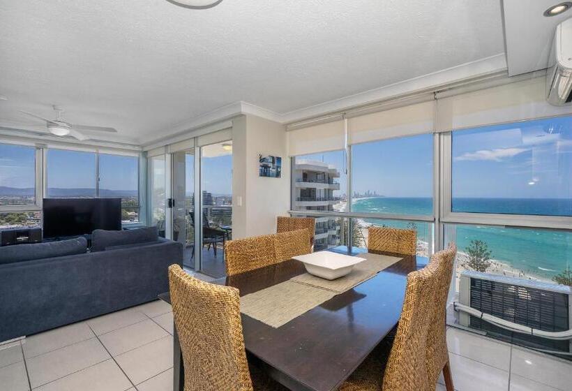 Апартаменты 1 Спальня Вид на Море, Burleigh Beach Tower