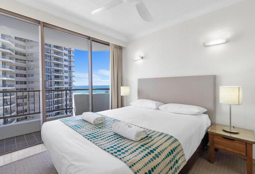 침실 1개 아파트, Pacific Resort Broadbeach