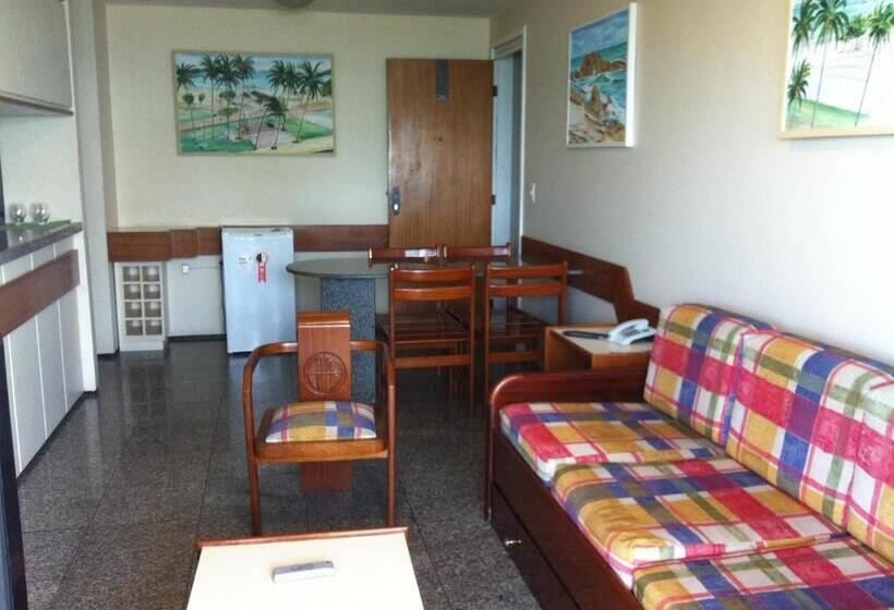 דירת סופריור, חדר שינה 1, נוף לים, Iracema Residence Hotel Flat