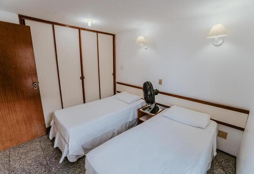 Апартаменты 2 Спальни Вид на Море, Iracema Residence Hotel Flat