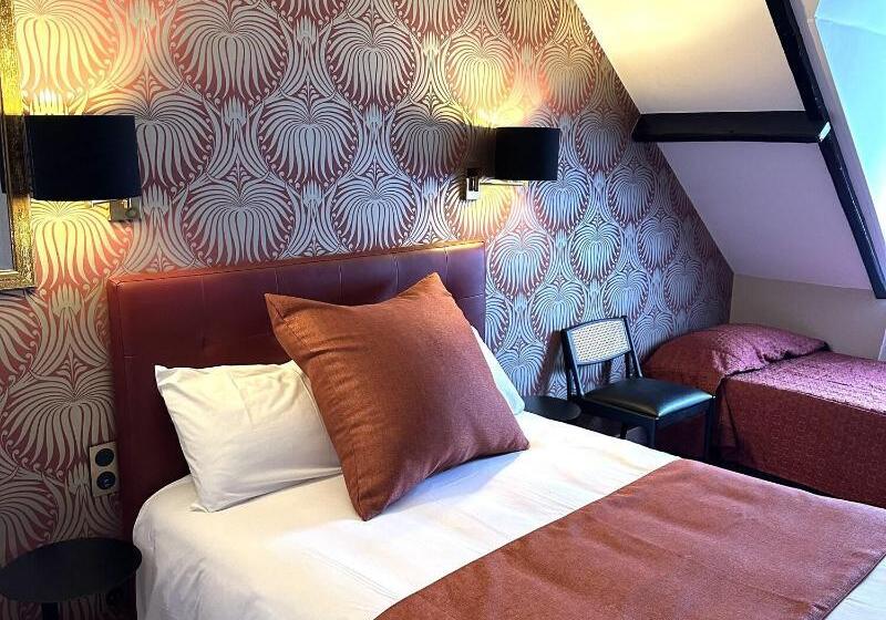 Четырехместный Номер Стандарт, Churchill Hotel Bayeux Centre