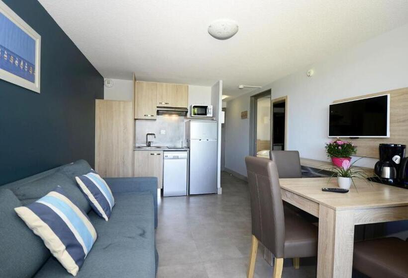Апартаменты 1 Спальня, Residence Odalys Aqualia