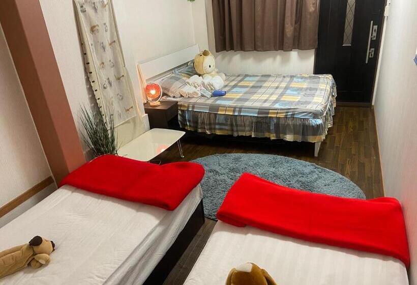 패밀리 룸 공용 욕실, Yoshidoku Inn   Domome1吉德旅館1ドーム前近usj 直达難波4分心斋桥6分关西機場