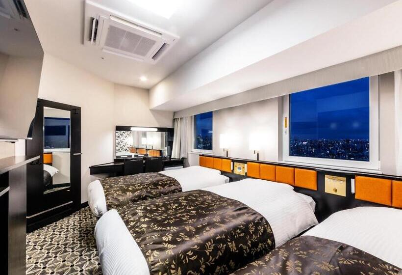 Номер Стандарт Трехместный, Apa Hotel & Resort Ryogoku Eki Tower