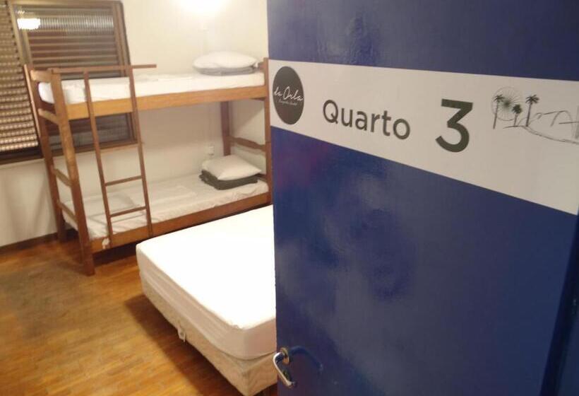 스탠다드 4인용 룸 공용 욕실, Da Orla Pampulha Hostel