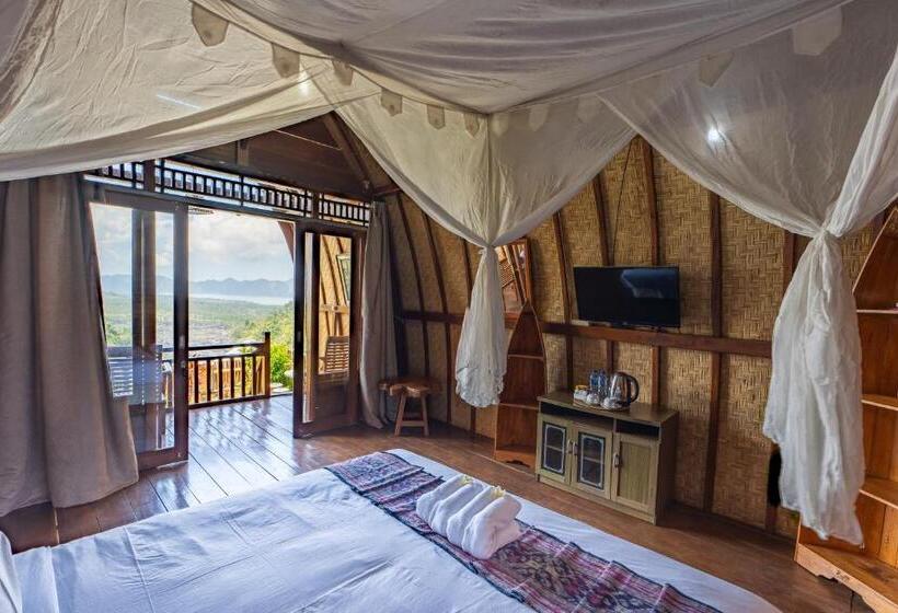 스탠다드 룸 산 전망, Tiing Bali Guest House Kintamani