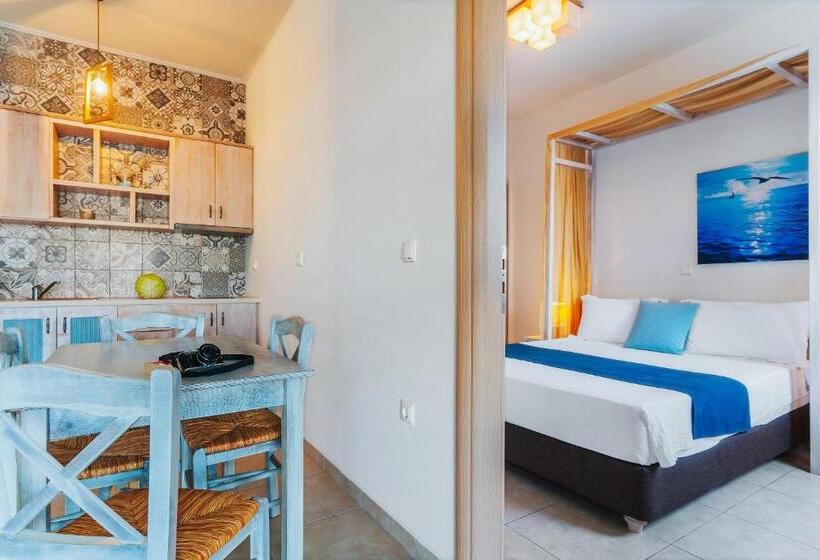 带1个卧室的高级公寓, Aelia Apartments & Suites