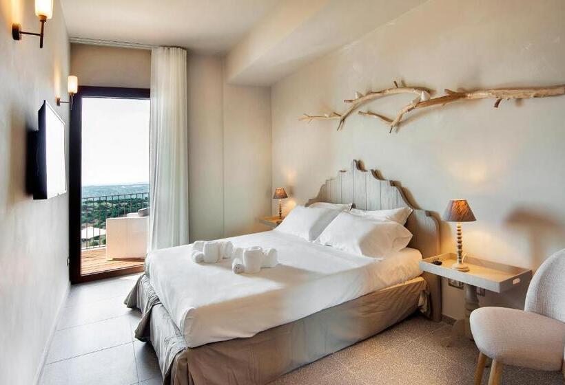 带阳台的豪华间, Relais Chiaramonte
