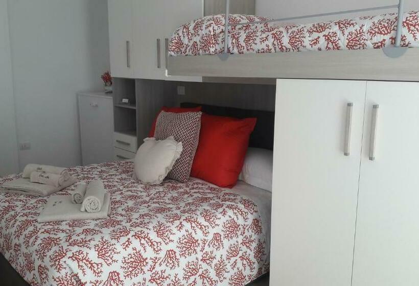 اتاق سه نفره دلوکس با چشم‌انداز دریا, B&b Punta Stilo