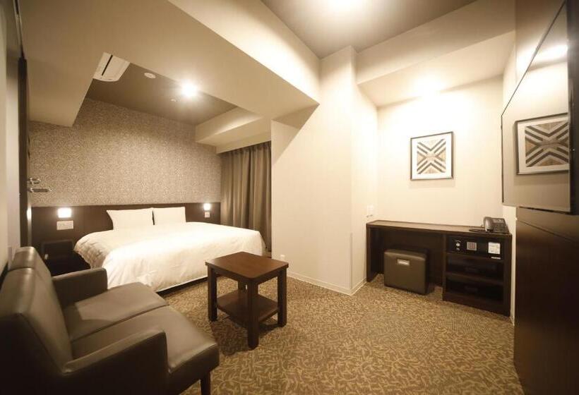 חדר סטנדרט עם מיטת קינג, Dormy Inn Premium Osaka Kitahama