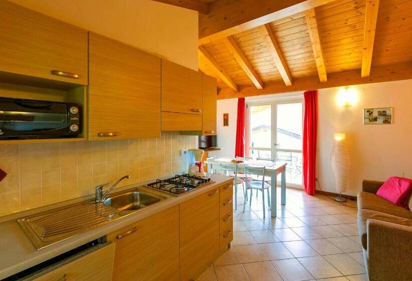 Апартаменты 1 Спальня с Видом, Residence La Collina