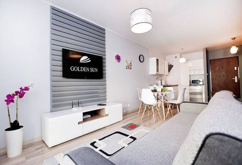 آپارتمان 1 خوابه, Golden Sun Apartments    Bursztynowe