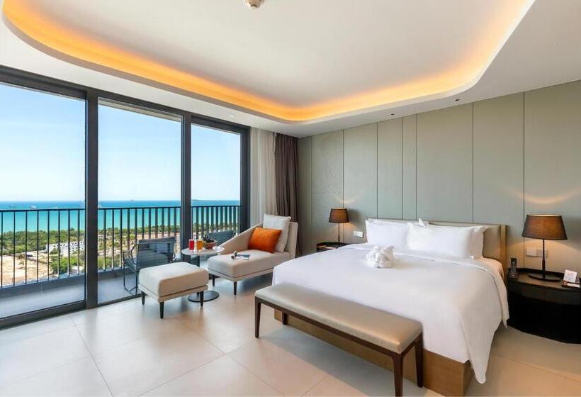 استودیو لوکس با چشم‌انداز دریا, Oakwood Apartments Sanya