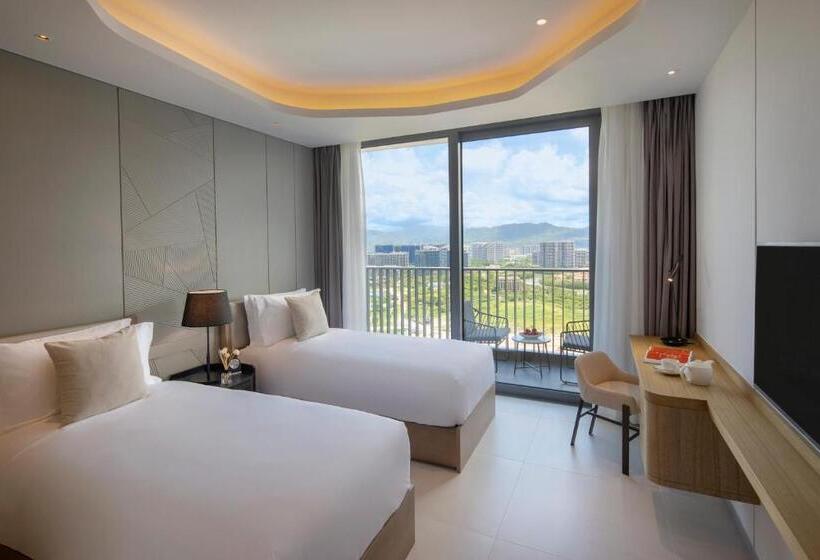 آپارتمان 3 خوابه با چشم‌انداز دریا, Oakwood Apartments Sanya