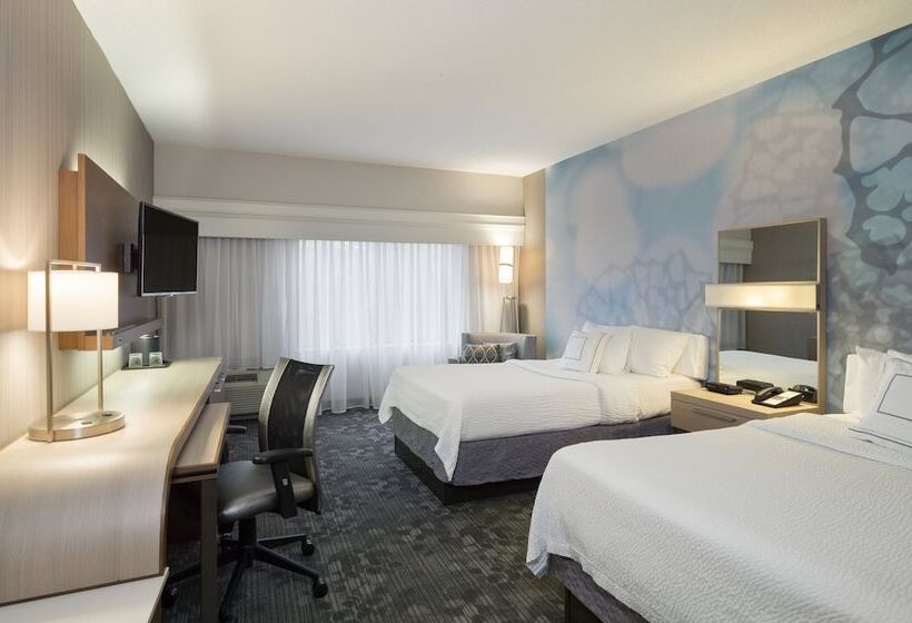 Номер Стандарт 2 Двуспальные Кровати, Courtyard By Marriott Scranton Montage Mountain