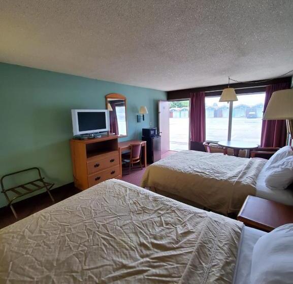 스탠다드 룸 더블 침대 2개, Gray Plaza Motel West Frankfort