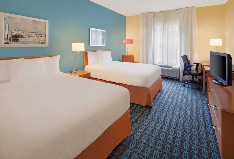 Номер Стандарт 2 Двуспальные Кровати, Fairfield Inn & Suites Austinuniversity Area