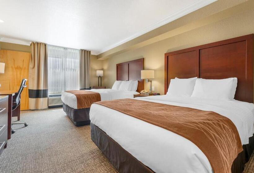 带2个双人床的标准工作室, Comfort Inn Arcata