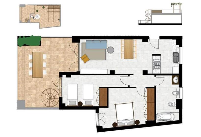 ペントハウス２ベッドルームアパート, Dormio Resort Costa Blanca Beach & Spa