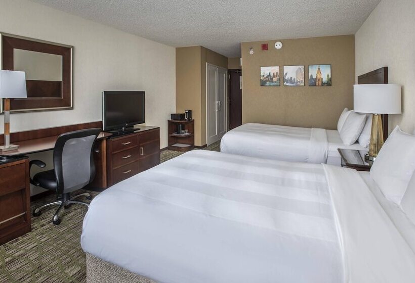 ２ダブルベッドのスタンダードルーム, Philadelphia Airport Marriott