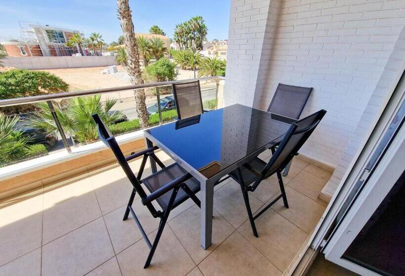 海の見える１ベッドルームアパートメント, Front Line           Primera Línea           Apartments In Playa Flamenca