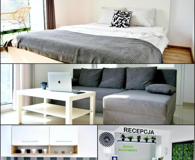 Апартаменты 1 Спальня, Zielone Apartamenty Katowice Chorzów