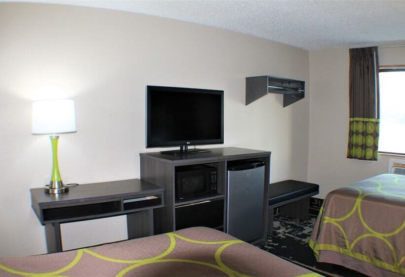 Номер Стандарт 2 Двуспальные Кровати, Super 8 By Wyndham Greensboro/coliseum/conv