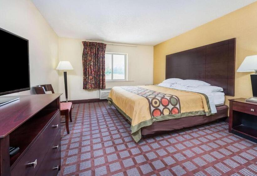 Estúdio standart Cama King, Super 8 By Wyndham Bloomington University Area
