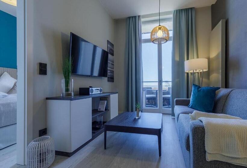 Апартаменты 1 Спальня с Террасой, Apartmentanlage Zwei Wasser  Strandhaus