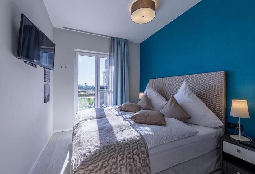 Апартаменты 2 Спальни с Террасой, Apartmentanlage Zwei Wasser  Strandhaus