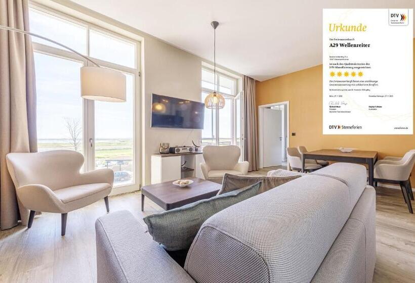 Апартаменты 2 Спальни с Балконом, Apartmentanlage Zwei Wasser  Strandhaus