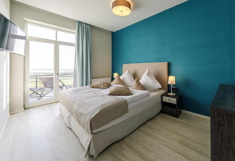 침실 2개 바다 전망 아파트, Apartmentanlage Zwei Wasser  Strandhaus