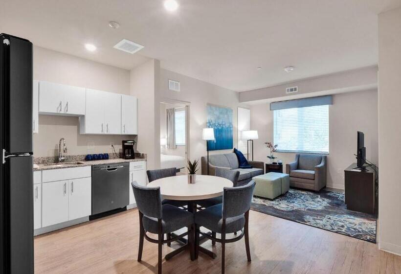 침실 2개 스위트, Waterwalk Extended Stay By Wyndham Raleigh   Rtp
