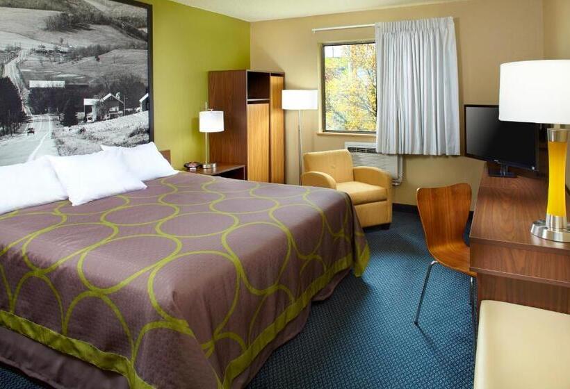 キングサイズベッドのスタンダードルーム, Super 8 By Wyndham St. Clairsville Oh/wheeling Wv Area