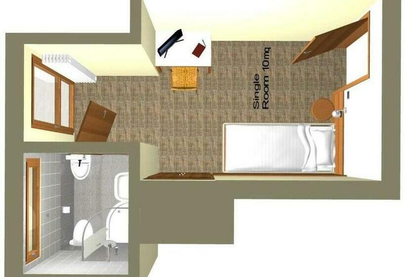 Номер Стандарт Индивидуальный, Albergo Sorriso