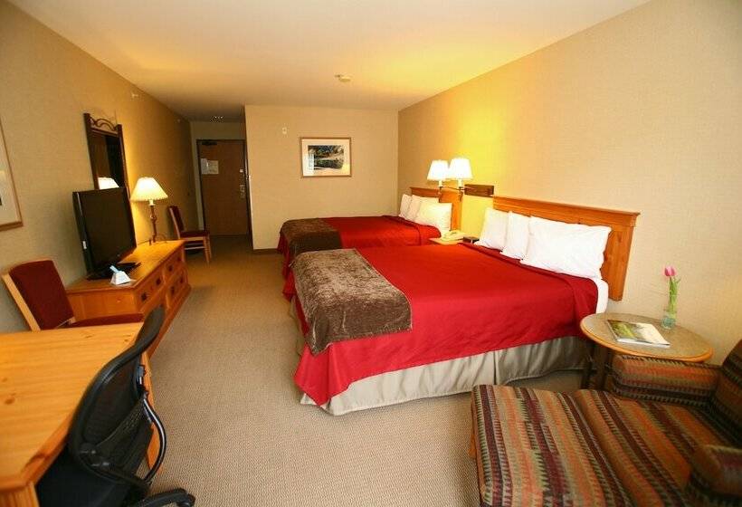 Номер Стандарт 2 Двуспальные Кровати, Salmon Rapids Lodge