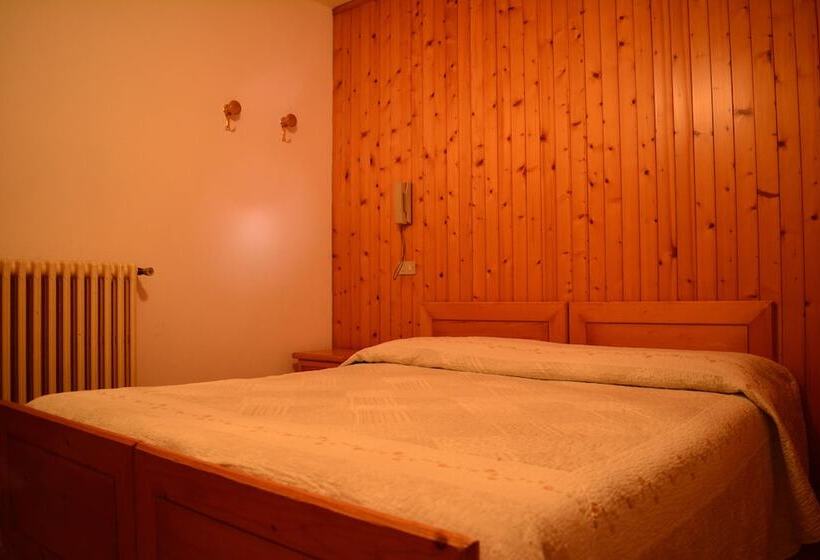 اتاق یک تخته با تراس, Albergo Alpina