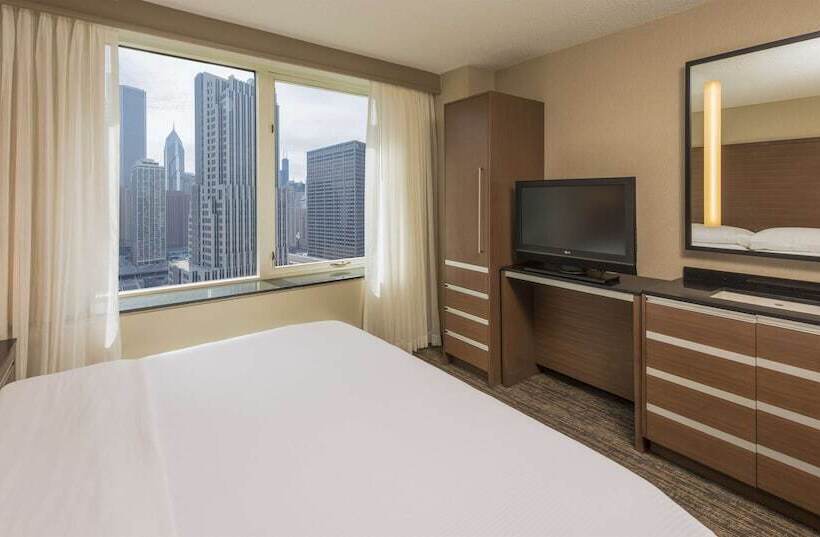 סוויטה עם נוף לעיר, Embassy Suites By Hilton Chicago Downtown Magnificent Mile